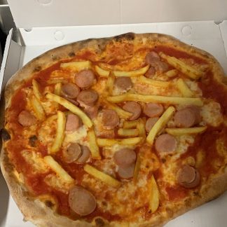 Pizza Pazza pizza wurstel e patatine